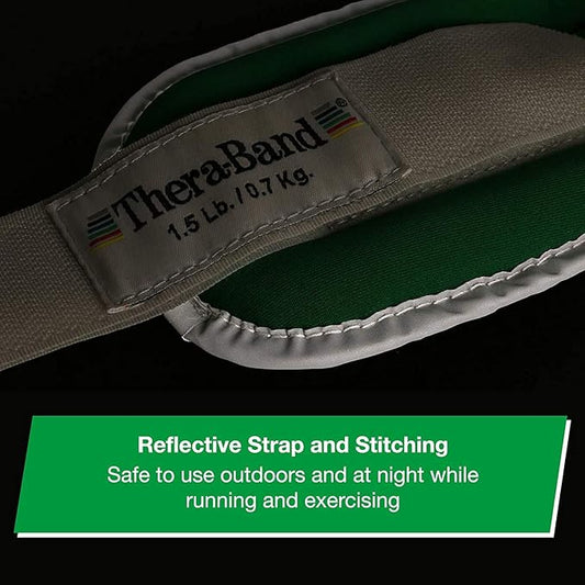 THERABAND COMFORT ANKLE WEIGHTS GRN 3LB