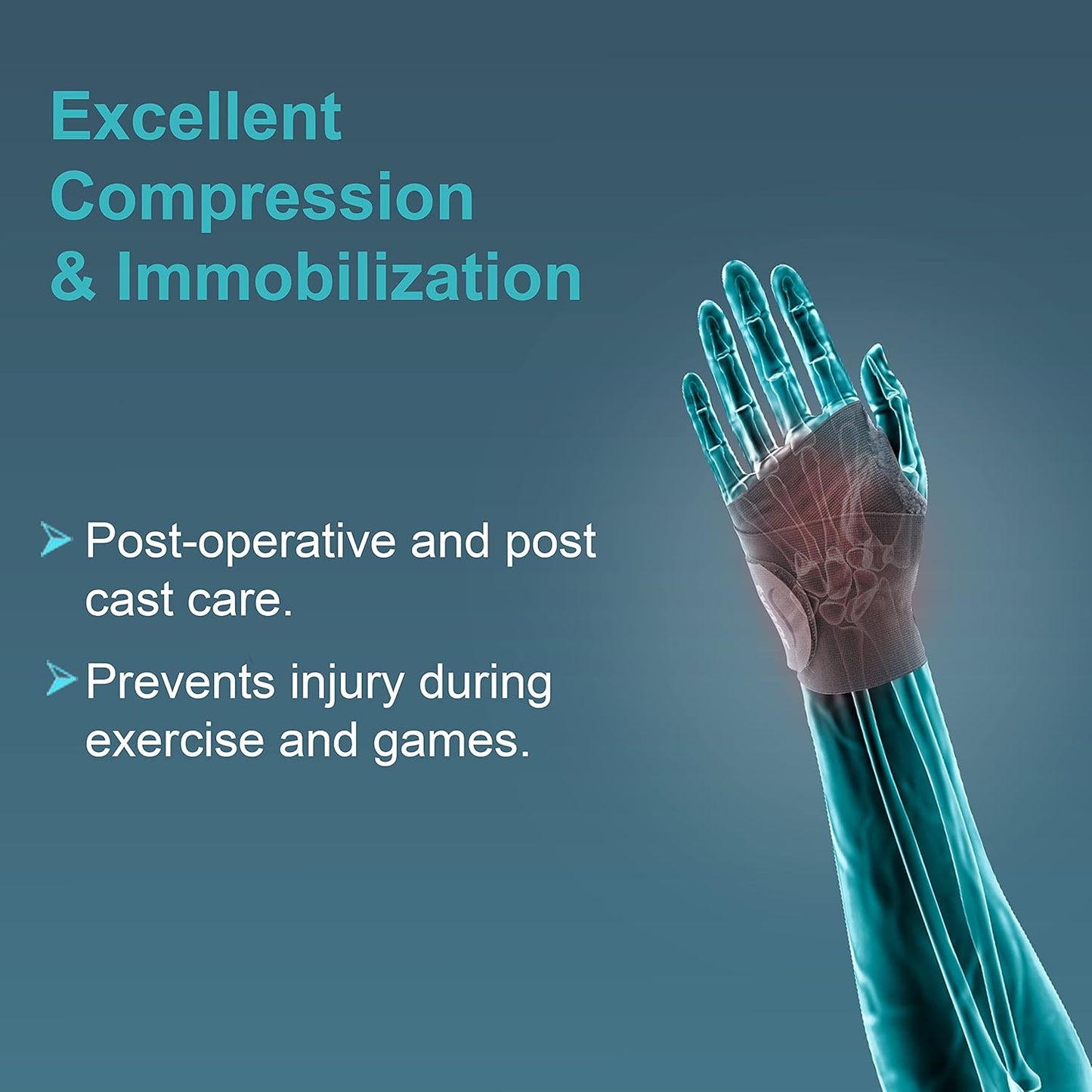 Tynor Wrist Brace with Thumb, Support for Pain Relief & Stabilization