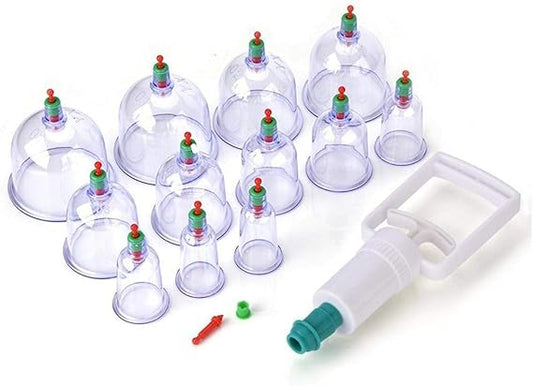 12 Pc Cupping Set