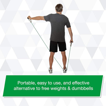 THERABAND GRN TUBG W/SOFT HANDLE