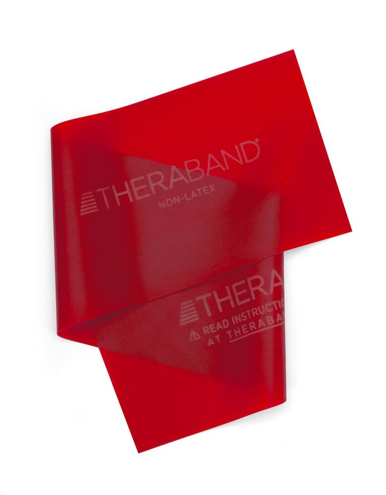 THERABAND NON-LATEX RED 25YD DISP TPE