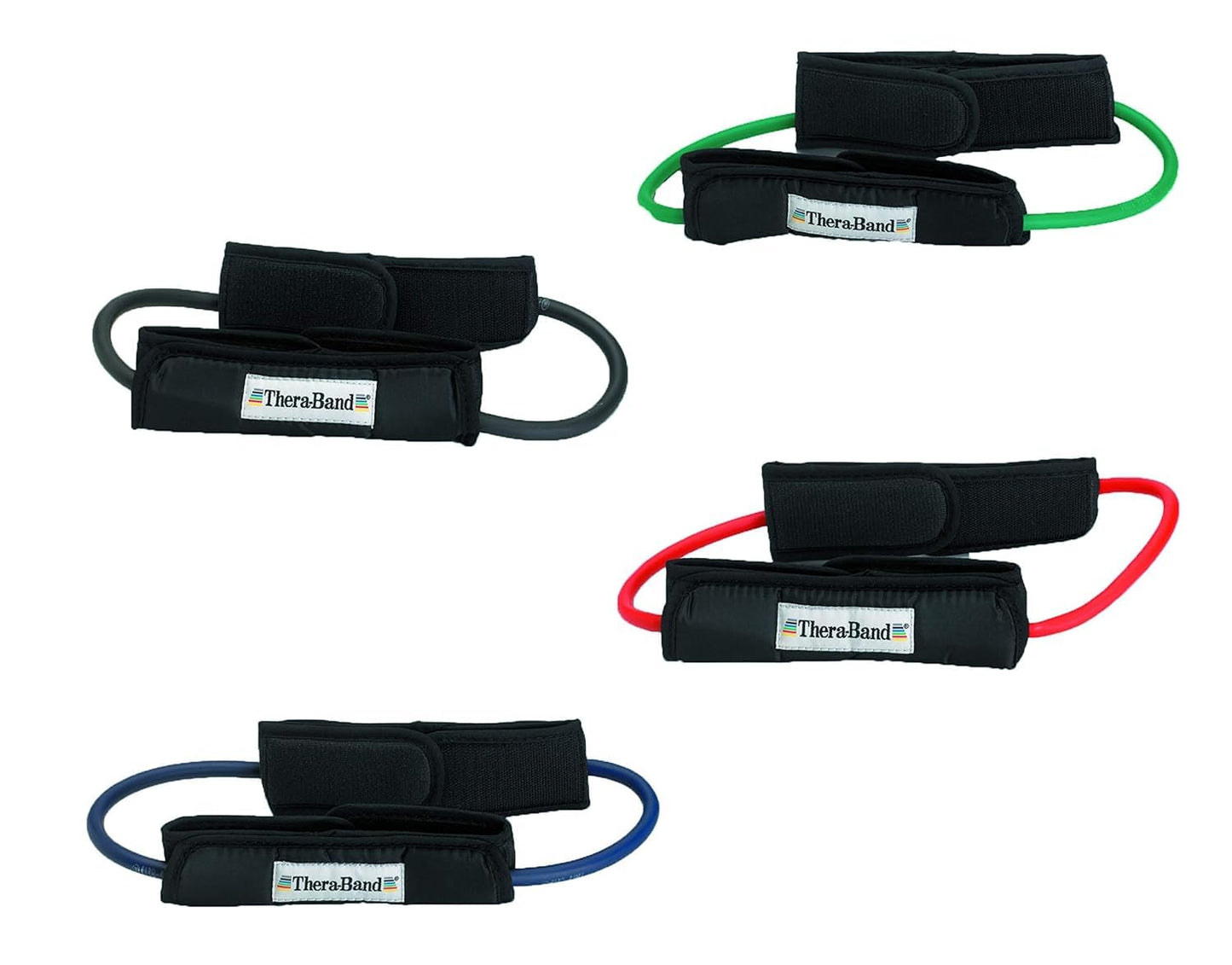 THERABAND RED TUBING LOOP W/PADDED