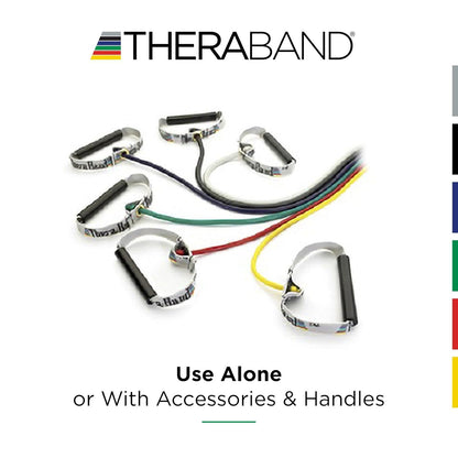 THERABAND RED TUBG W/SOFT HANDLE